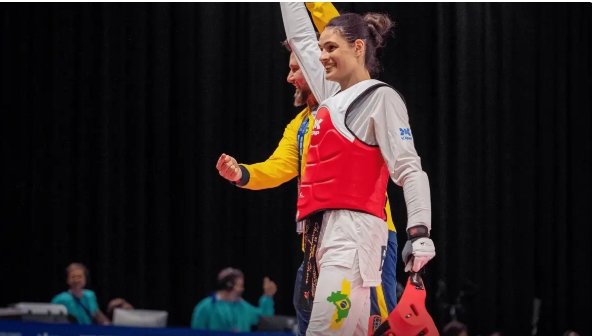 Jogos Mundiais Universitários: Maria Clara Pacheco é ouro no taekwondo